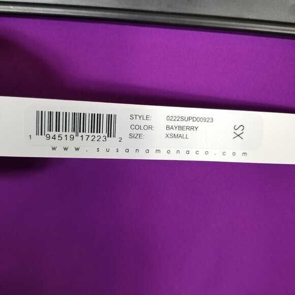 Susana Monaco Bayberry Halter Fit & Flare Mini Dress XS - Picture 5 of 6